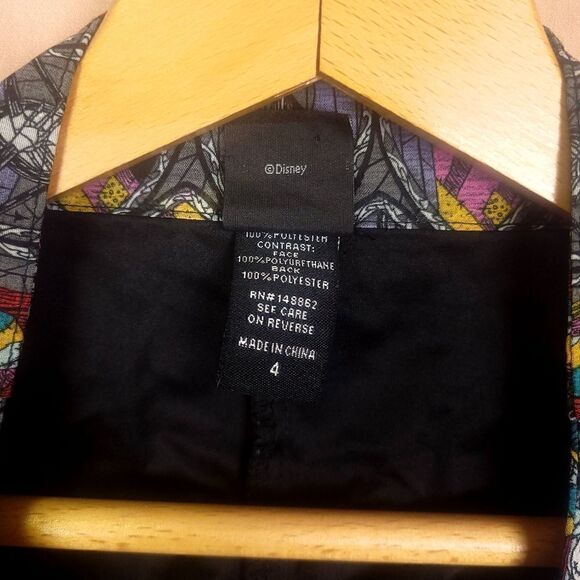 Nightmare Before Christmas Halloween Open Front Open Back Cardigan Duster - Picture 7 of 7